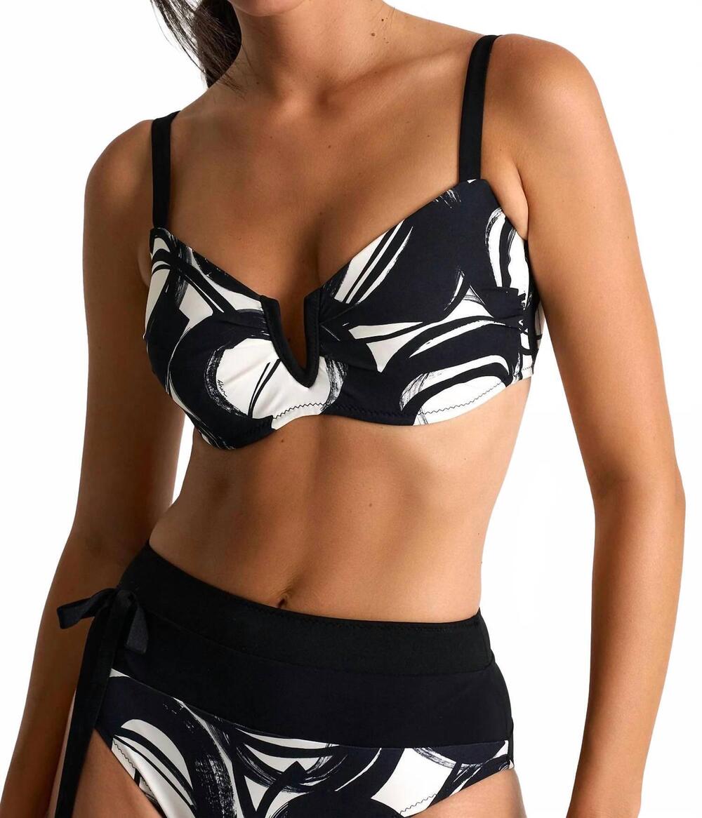 NEW SHAN women's classic v wire bikini top in luna